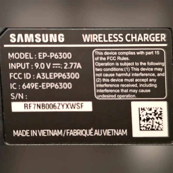 Samsung Wireless Charger Trio